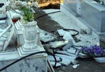 ΕΚΤΑΚΤΟ: Βανδαλισμοί στο κοιμητήριο του Δήμου Αγίας Παρασκευής