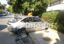 ΕΚΤΑΚΤΟ:Σφοδρό τρακάρισμα στη συμβολή των οδών Μακεδονίας-Επτανήσου-Ηπείρου