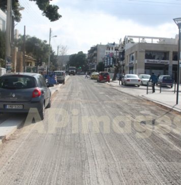 Ασφαλτοστρώνεται το πρώτο τμήμα της Αγίου Ιωάννου, η ανάπλαση οδεύει για την ολοκλήρωση