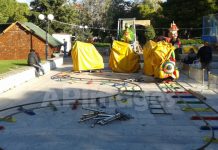 Ξεκίνησαν οι Χριστουγεννιάτικες κατασκευές στην πλατεία Αγίας Παρασκευής