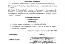 Τι είχαν ψηφίσει το 2015 κάποιοι και τώρα κολοτούμπα ,αλλά ο Πετρούνιας δεν παίζεται στους κρίκους (DV)
