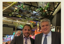 Ευχαριστήρια εκδήλωση του Αλ. Μουστόγιαννη για την πρωτιά στις εσωκομματικές της ΝΔ στην Αγία Παρασκευή