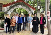 Επίσκεψη του Δημάρχου Γιάννη Μυλωνάκη και της Νίκης Κεραμέως στη Στέγη Γερόντων Ι.Ν. Αγίας Παρασκευής