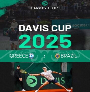 DAVIS CUP 2025- Η Ελλάδα αντιμέτωπη με τη Βραζιλία στις 13 & 14/9 στο ΟΑΚΑ – Εισιτήρια