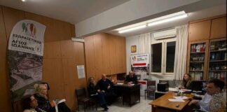 Πραγματοποιήθηκε συνάντηση του Εξωραϊστικού Συλλόγου ‘Άγιος Ιωάννης & το Δ.Σ της Ένωσης Γονέων