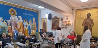 Τεράστια ανταπόκριση είχε η Αιμοδοσία στον Ι.Ν Προφήτη Ηλιού