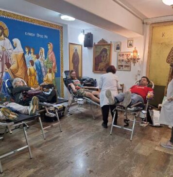 Τεράστια ανταπόκριση είχε η Αιμοδοσία στον Ι.Ν Προφήτη Ηλιού