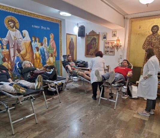 Τεράστια ανταπόκριση είχε η Αιμοδοσία στον Ι.Ν Προφήτη Ηλιού