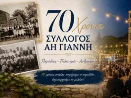 70 χρόνια ιστορίας, παράδοσης, ο Σύλλογος του Άι Γιάννη