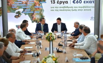 13 παρεμβάσεις αστικής και περιβαλλοντικής ανάπλασης σε Δήμους της Αττικής, 60,4 εκατ. ευρώ από την Περιφέρεια Αττικής και το Πράσινο Ταμείο