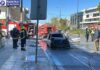 Φωτιά σε αυτοκίνητο στη Μεσογείων, προβλήματα στην κυκλοφορία