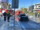 Φωτιά σε αυτοκίνητο στη Μεσογείων, προβλήματα στην κυκλοφορία