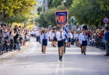 Με καλό καιρό έγινε η παρέλαση στην Αγία Παρασκευή